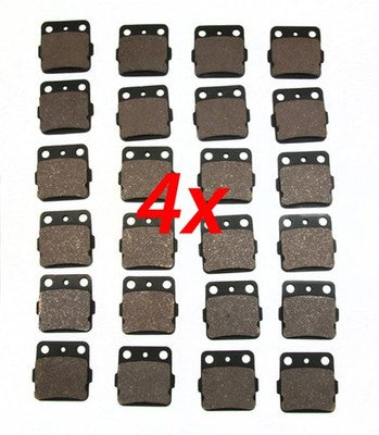 Solid Spare 48 Pairs of Brake Pads for Yamaha 660 Raptor 250 350 Warrior Wolverine Banshee