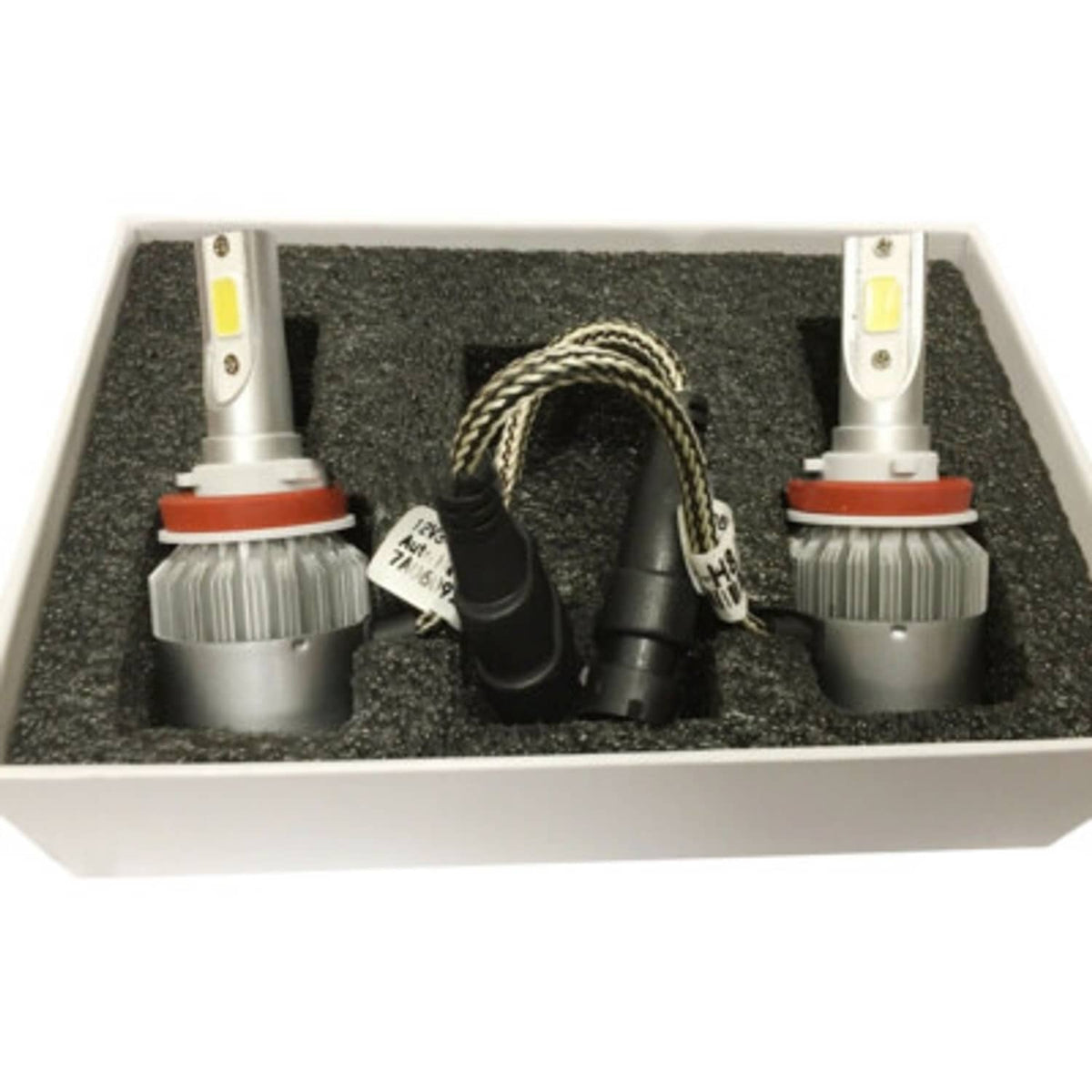 Solid Spare For 2015-20 Ford F150 72W 7600LM COB LED Headlight Conversion Kit High/Low Beam
