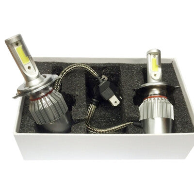For 97-15 Toyota Tacoma 72W 7600LM COB LED Headlight Conversion Kit Hi/Low Beam
