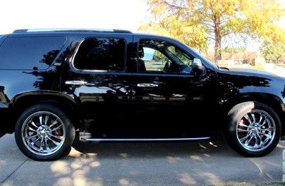CHROME RUNNING BOARD TRIM MOLDING PACKAGE For CHEVY TAHOE SUBURBAN 2007-2014