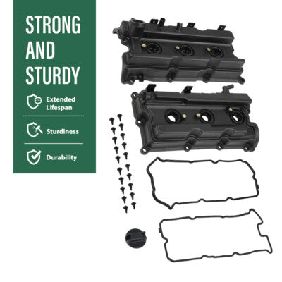 Solid Spare Valve Cover Set Fit For 2005-2019 Nissan Frontier Pathfinder Xterra NV1500 4.0L
