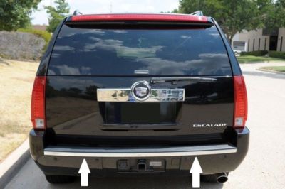 CHROME REAR BUMPER TRIM MOLDING PACKAGE TAILGATE For CADILLAC ESCALADE 07-14