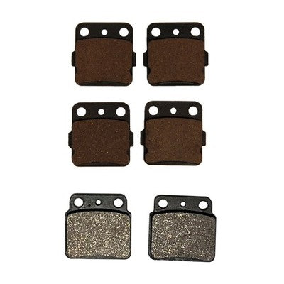 Front & Rear Semi-Metallic Brake Pads for Suzuki Quadsport 400 LT-Z400 2003-2014
