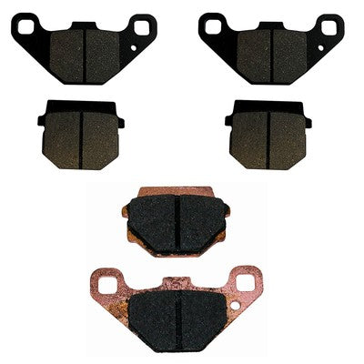 Front & Rear Semi-Metallic Brake Pads for Yamaha Grizzly 300 2012-2013 YFM300G