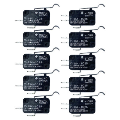 10 CLUB CAR MICRO SWITCHES 2 & 3 PRONG #s 1014807 1014808 FORWARD REVERSE SPEED