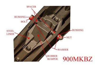 EXO-S Touring Skis, Mount Kit & 6" Carbides for Ski-Doo ADSA Susp. ZX Chassis