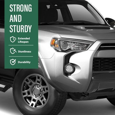 Solid Spare Fog Light Bezel Lamp Trim Left+Right Side Fit For 2014-2020 Toyota 4Runner
