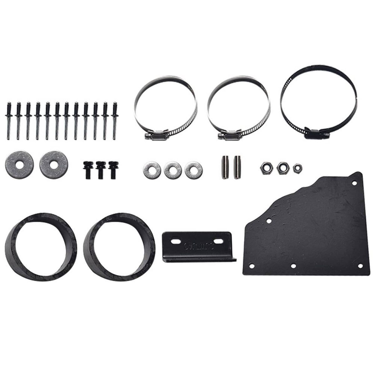 Solid Spare Cold Snorkel Kit For 1992-1999 Jeep Wrangler Ram Intake System 4WD TJ 4.0 I6