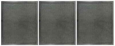 Solid Spare (3) Replacement Filters for Broan Range Hood S99010299 11-7/8 x 14-11/32 x 3/8"