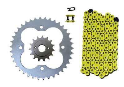 Solid Spare Yellow 520x94 O-Ring Drive Chain & 13/38 Sprockets for Honda TRX400EX 1999-2004