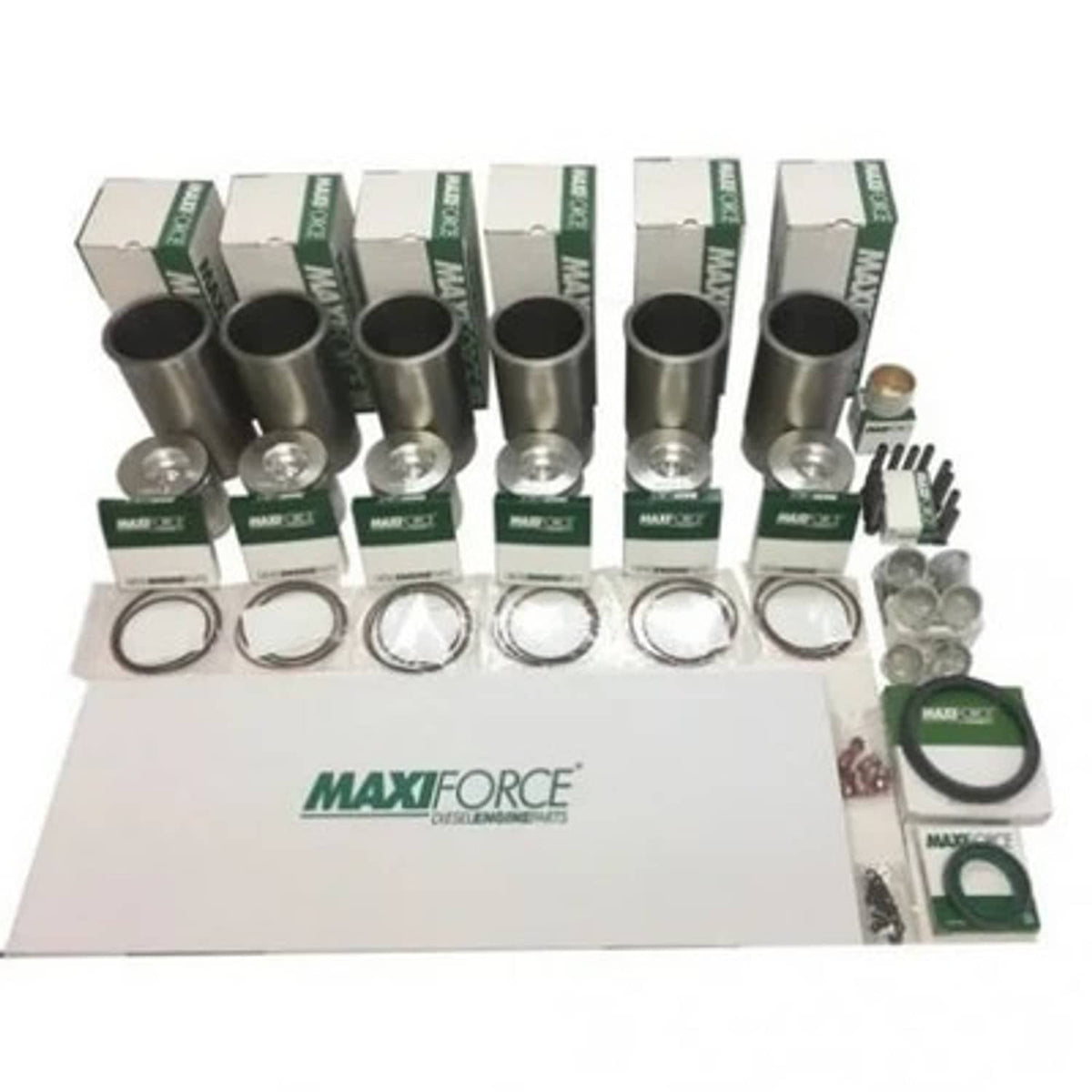 Solid Spare Engine Rebuild Kit - Less Bearings - Fractured Rod R500000 fits John Deere 6510