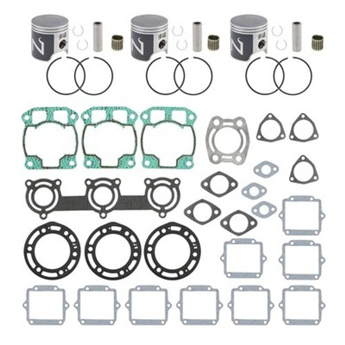 Solid Spare Namura .020 Over Bore Top End Repair Kit for Polaris SLX780 SL780 SLT780 71.8mm