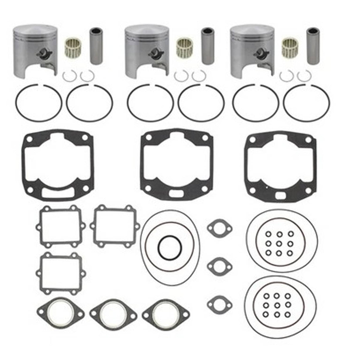 Solid Spare SPI Standard Bore Top End Repair Kit for Arctic Cat 800 Triples 1995-2001 72mm