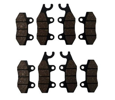 Solid Spare Front & Rear Severe Duty Brake Pads for Yamaha Rhino 700 fits 2008-2013 Models