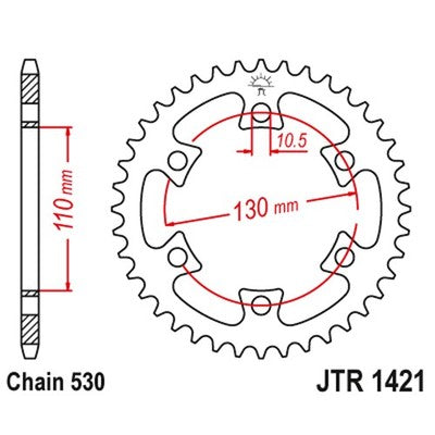 Solid Spare 40 Tooth Rear Steel Sprocket 40T for Can-Am DS650 for Bombardier 2004-2007