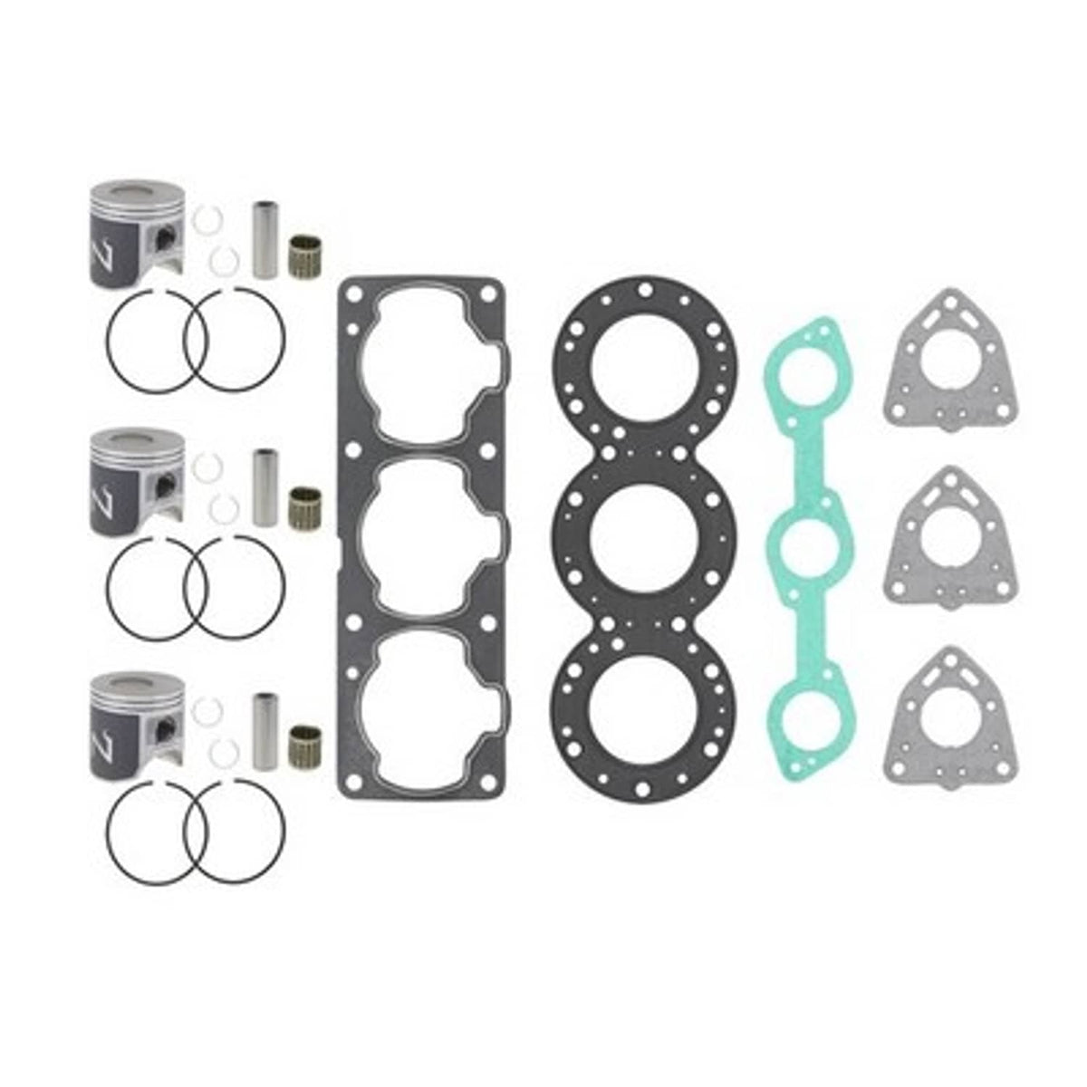Solid Spare Namura Standard Bore Top End Repair Kit for Kawasaki STX 1100 DI 2000-2003 80mm