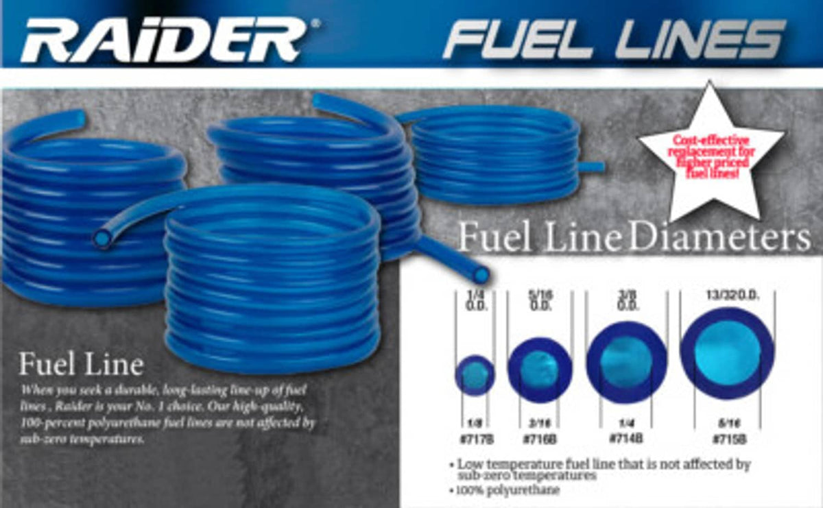Solid Spare 10' of 1/4" ID x 3/8" OD Fuel Line / Primer Line ATV UTV Snow Motorcycle 10 Feet