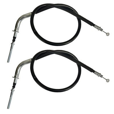 Solid Spare 2 Motion Pro Front Lower Brake Cables for Yamaha Blaster 200, Timberwolf 250 2x4