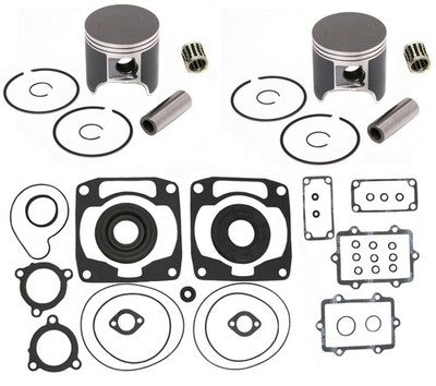 2 SPI Piston Kits, Bearings & Full Gasket Kit for Arctic Cat 900 Snow 2003-2006