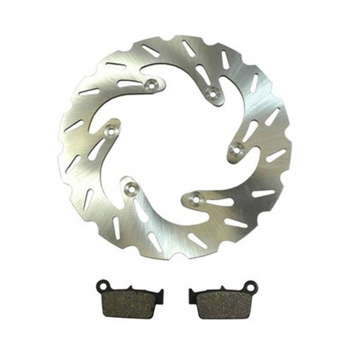 Solid Spare Rear Wave Disc Brake Rotor & Pads for Yamaha WR250F WR450F YZ450F SEE YEARS