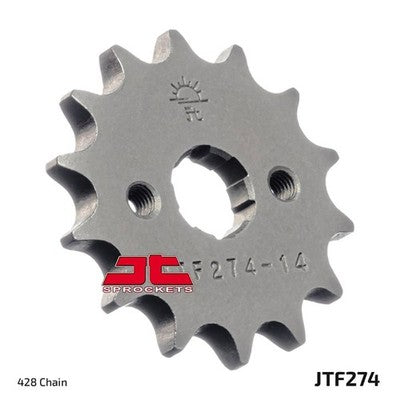 JT Sprockets 14 Tooth Front Sprocket for Honda XL100S, XR100, XR100R & CRF100F