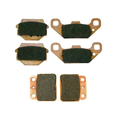 Front & Rear Semi-Metallic Brake Pads for Suzuki Quadracer 500 LT500R 1987-1990