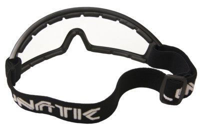 Solid Spare Lunatic Motorcycle Riding Glasses / Goggles Adult - Black - Clear - Single Lens