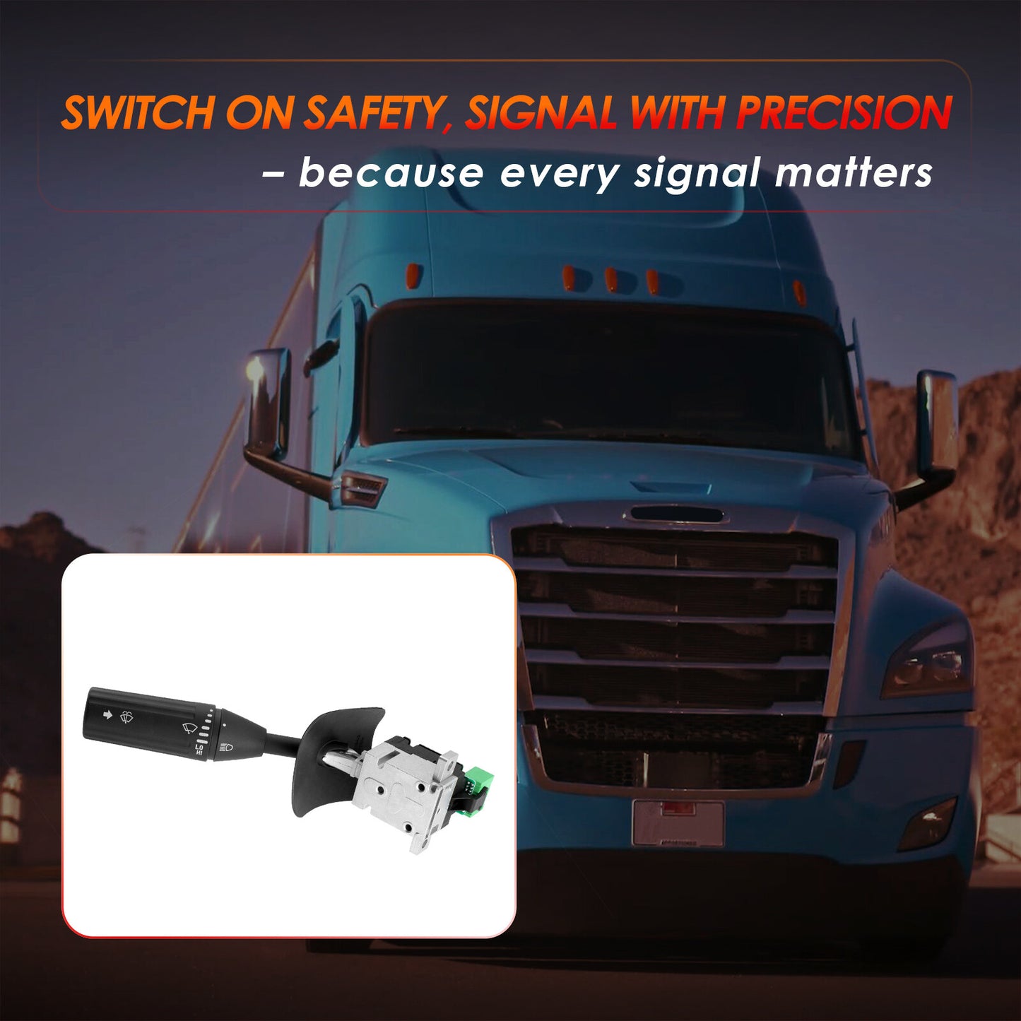 Turn Signal Windshield Wiper Switch For 2008+ Freightliner Cascadia A0652311000