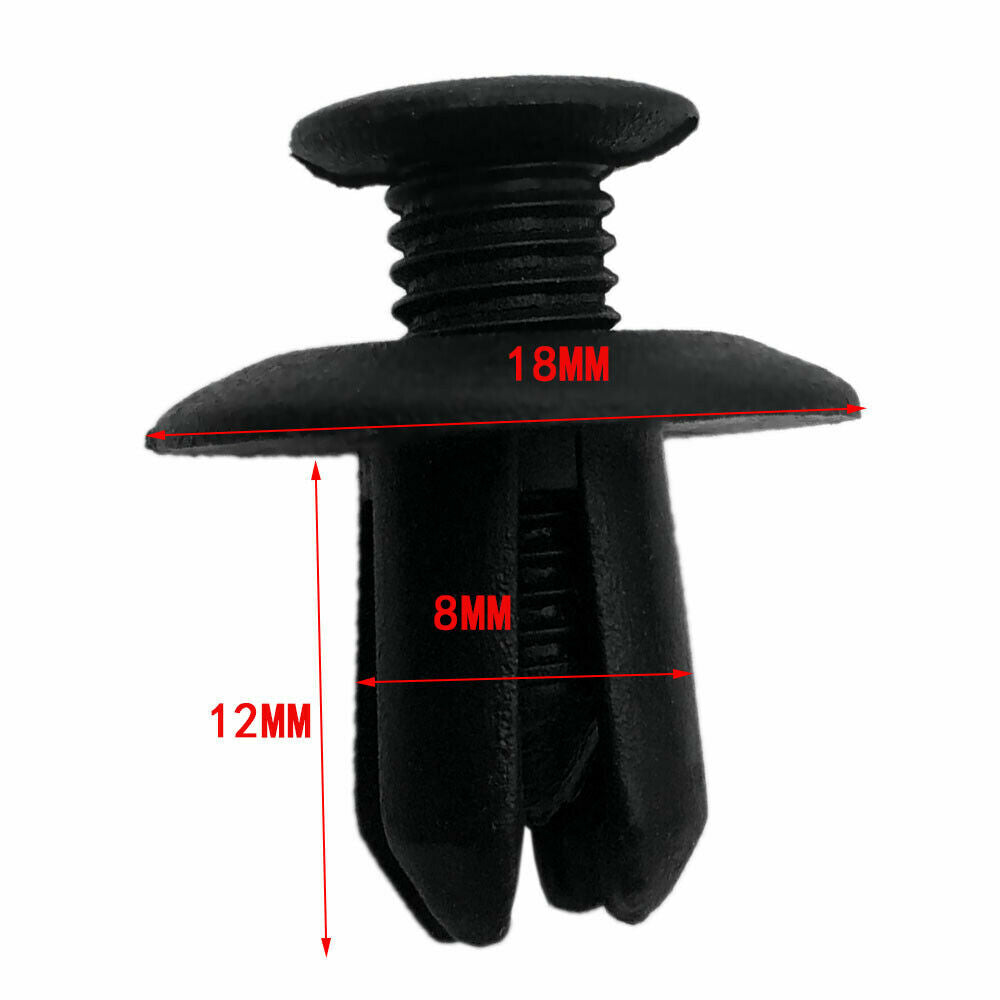 25 Bumper Retainers Fender Liner Clip Hood Rivets Trim Fasteners for Hyundai KIA