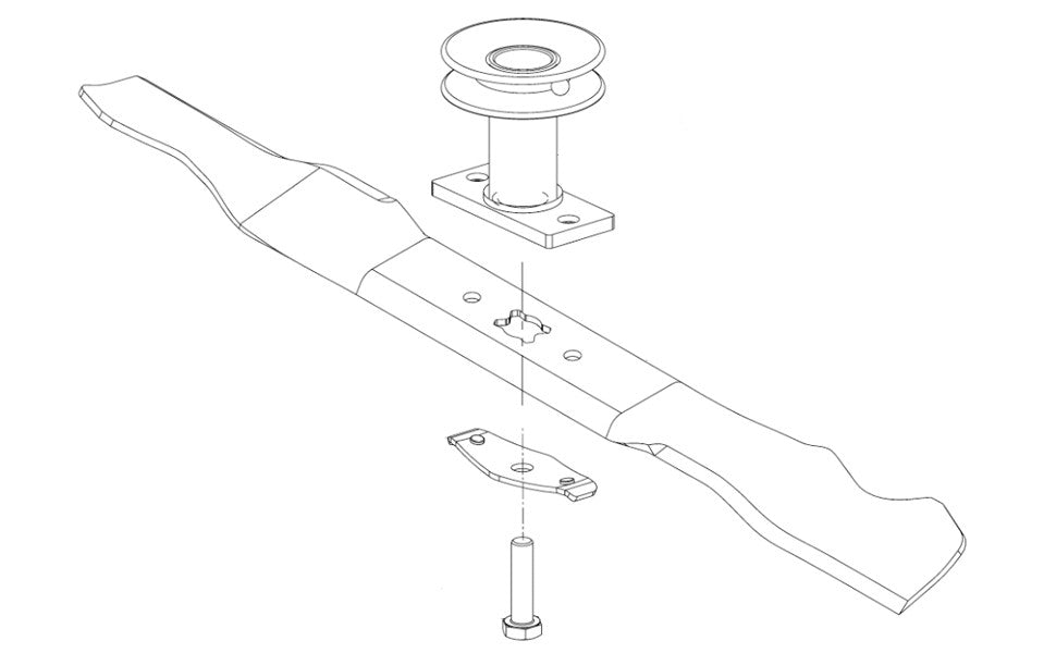 687-02528 Lawn Mower Blade Adapter w/ Pulley For MTD Gold Pro Yard-Man Troy-Bilt