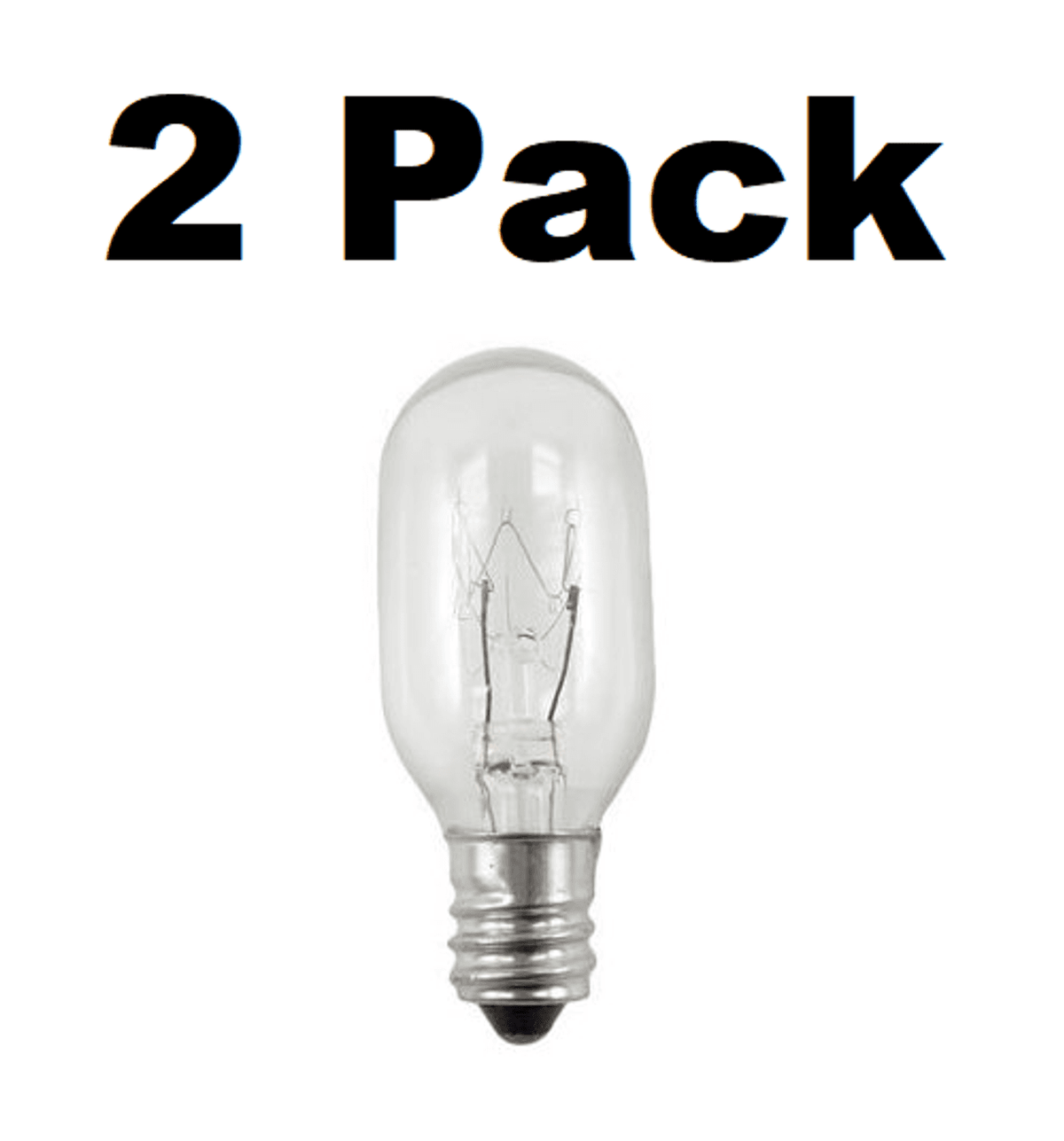 Solid Spare Lighted Incandescent Mirror Replacement Bulb for Conair 20 Watt 2 BULBS