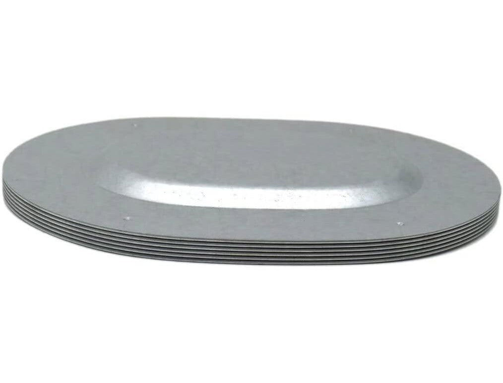 6x Trunk Floor Pan Oval Drain Plug Plate For A-body Chevelle GTO 442 GS 1967-72