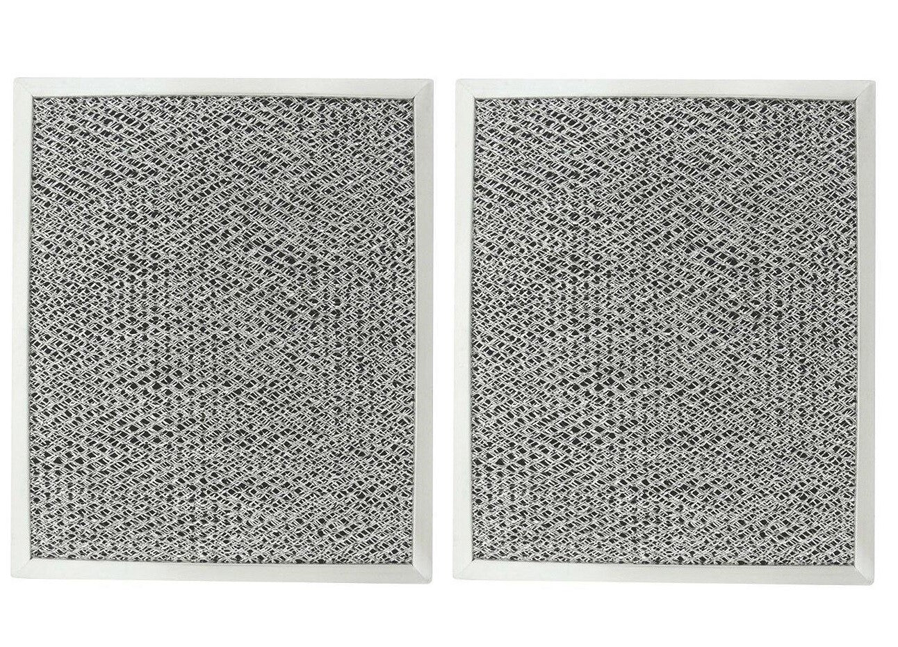 Solid Spare (2) Compatible for GE WB02X10700 Replacement Carbon Grease Range Hood Filters