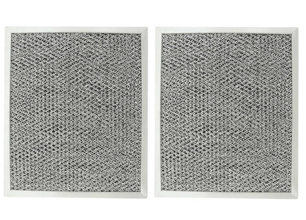Solid Spare (2) Compatible for GE WB02X10700 Replacement Carbon Grease Range Hood Filters