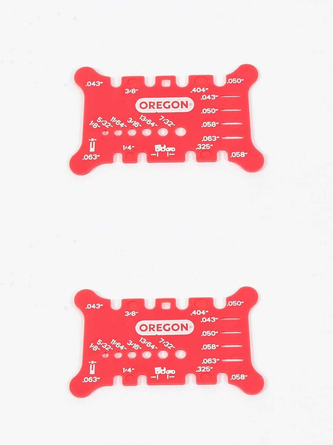 Solid Spare Oregon 2 Pack 556418 Chainsaw Guide Bar and Chain Measuring Tool