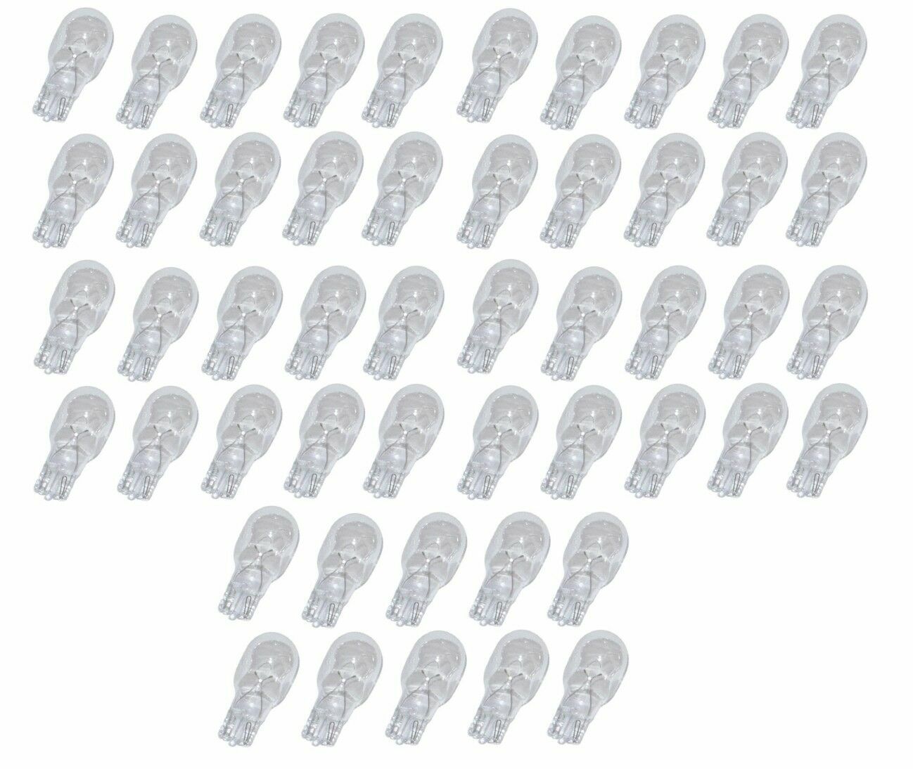 Solid Spare 4 Watt Clear Wedge Landscape Bulb for Malibu 4104-9004-99 - 50 Pack
