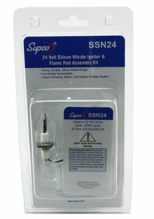 Solid Spare Furnace Flame Rod Igniter for Honeywell IG9500 Q3400A1040, Q3400A1024