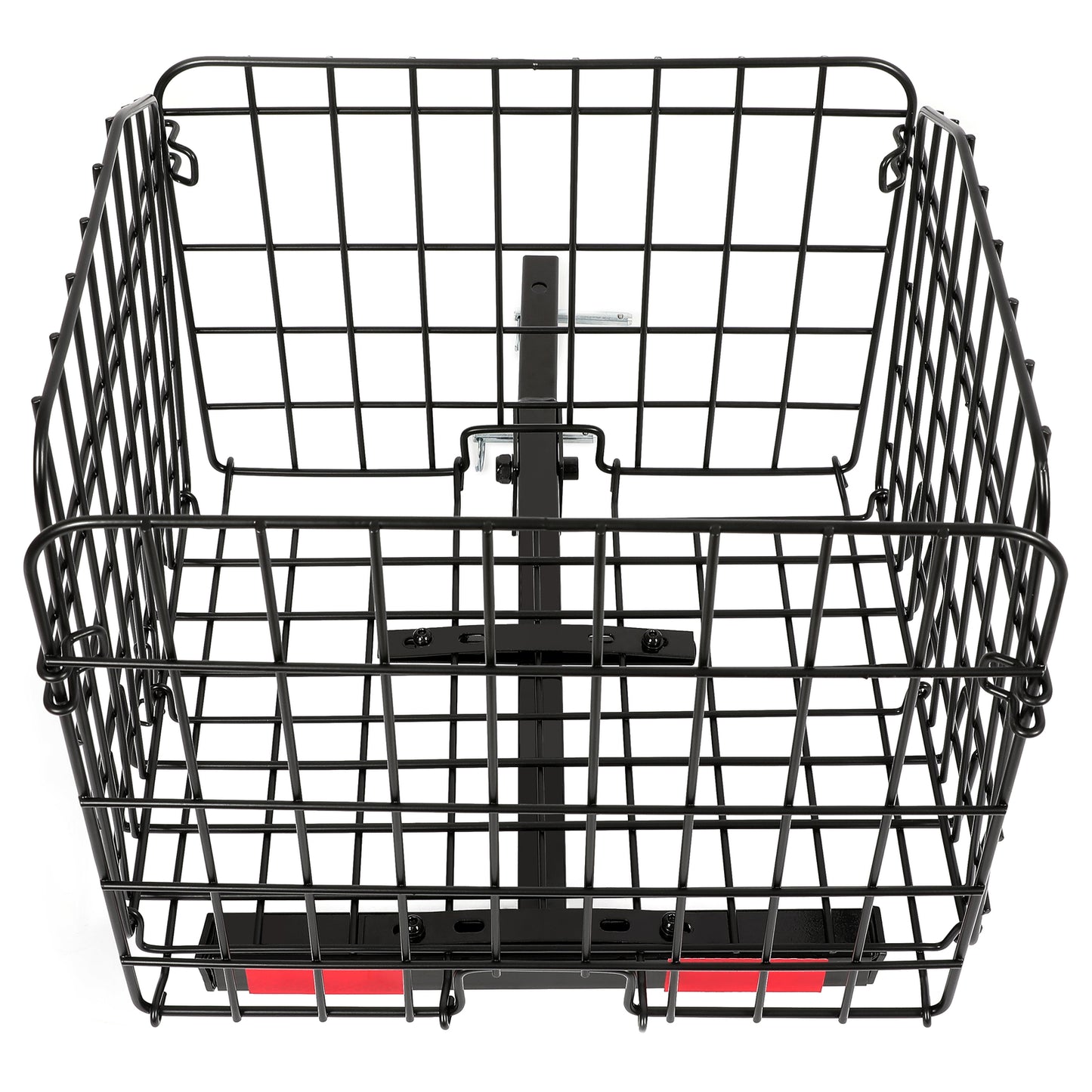 Solid Spare Folding Rear Basket Accessory For Most Mobility Scooters Sturdy Steel Black