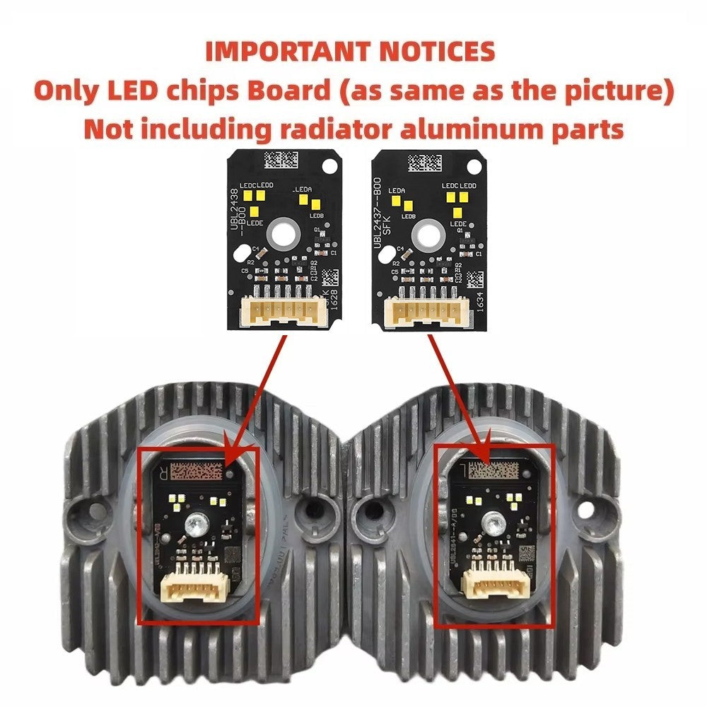 YELLOW DRL LED BOARDS FOR 17-20 BMW G30 530i 540i F90 M5 DAYTIME RUNNING LIGHTS