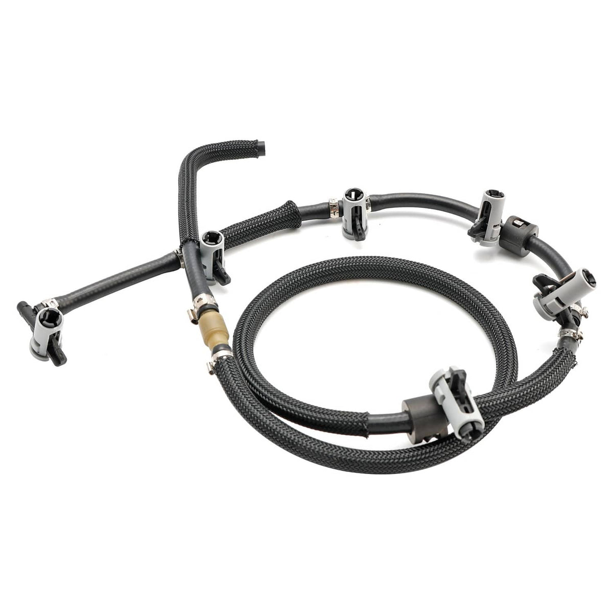 Solid Spare Fuel Return Line Hose Pipe Injector Hose Leak Line Fit BMW 3 5 6 7 X3 X5 X6