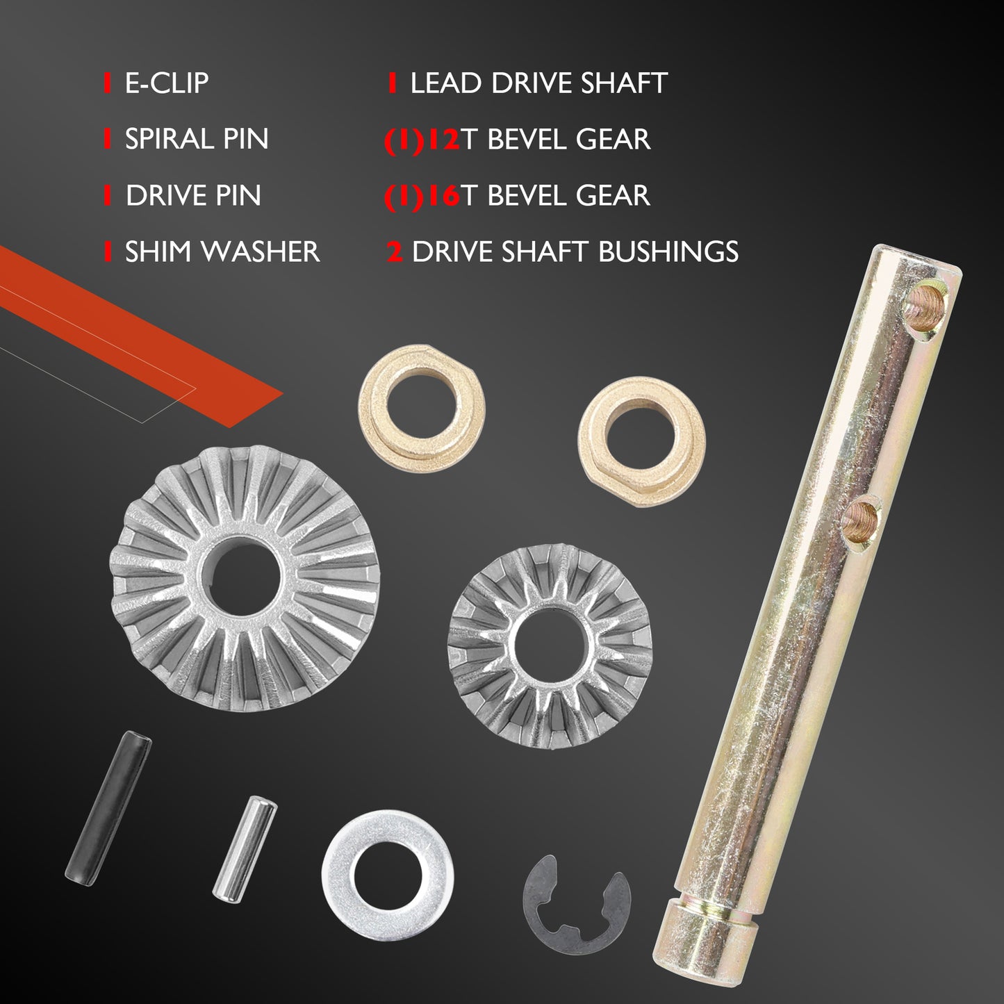146060 Drive Shaft Power Landing Gear Repair Kit For 5th Wheel RV Follow Leg