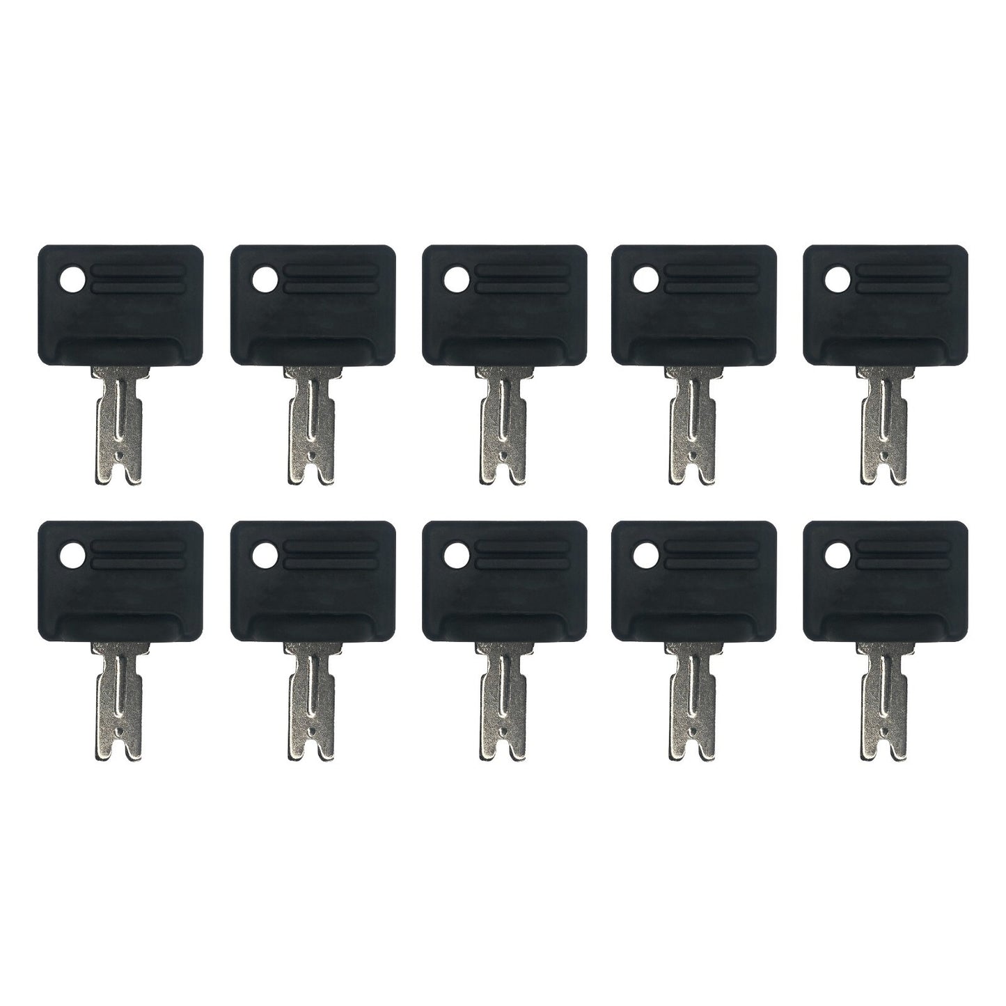 (10) Ignition Key For Caterpillar Crown Yale Hyster Gradall - 107151-002, 166