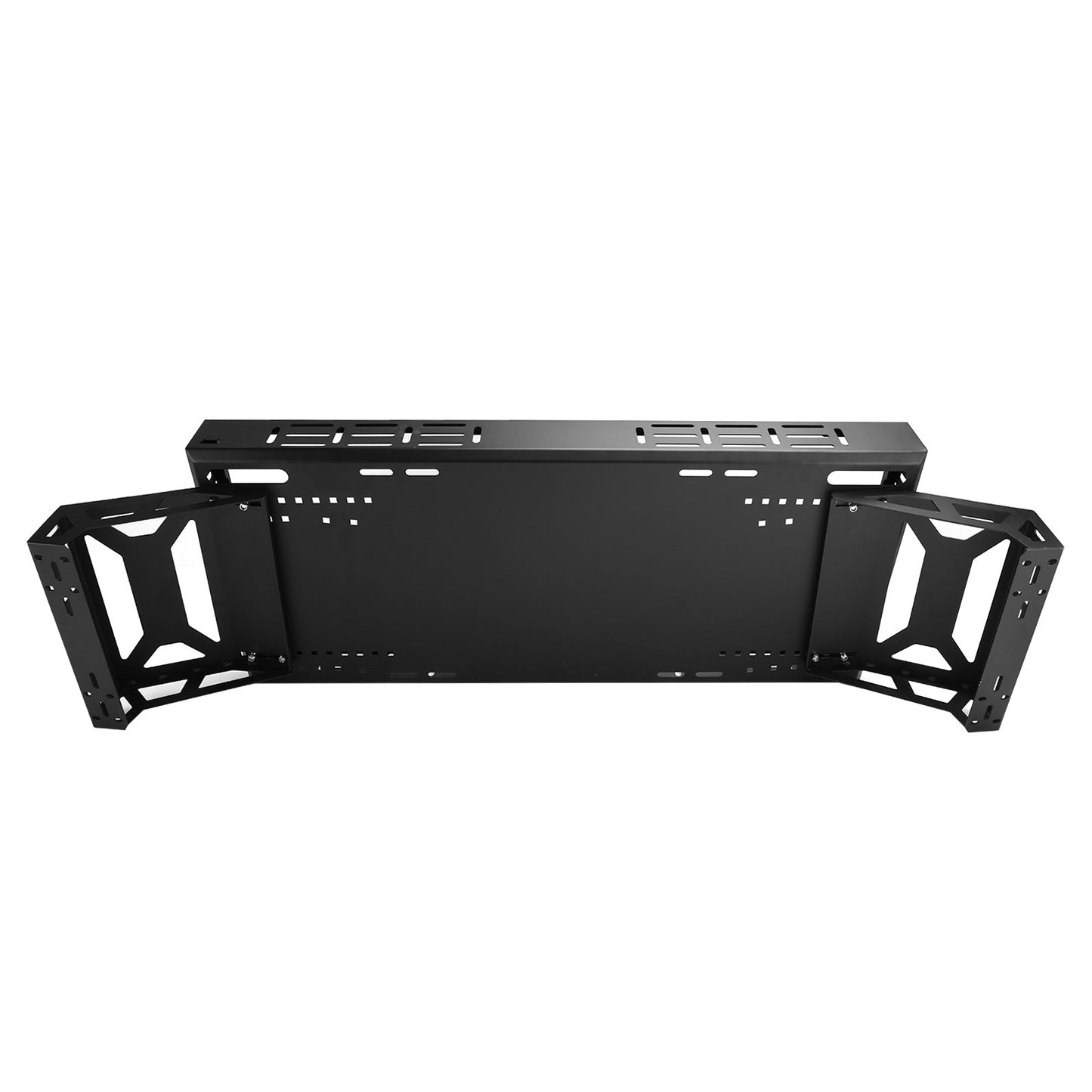 Universal Utv Raised Metal Full-Bed Rack Steel For Polaris Ranger 570 Midsize