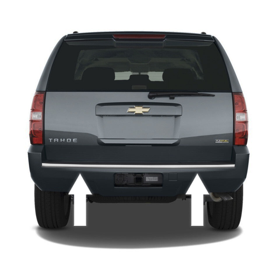 2007-2014 CHEVY TAHOE SUBURBAN CHROME REAR BUMPER TRIM MOLDING By Auto Authority