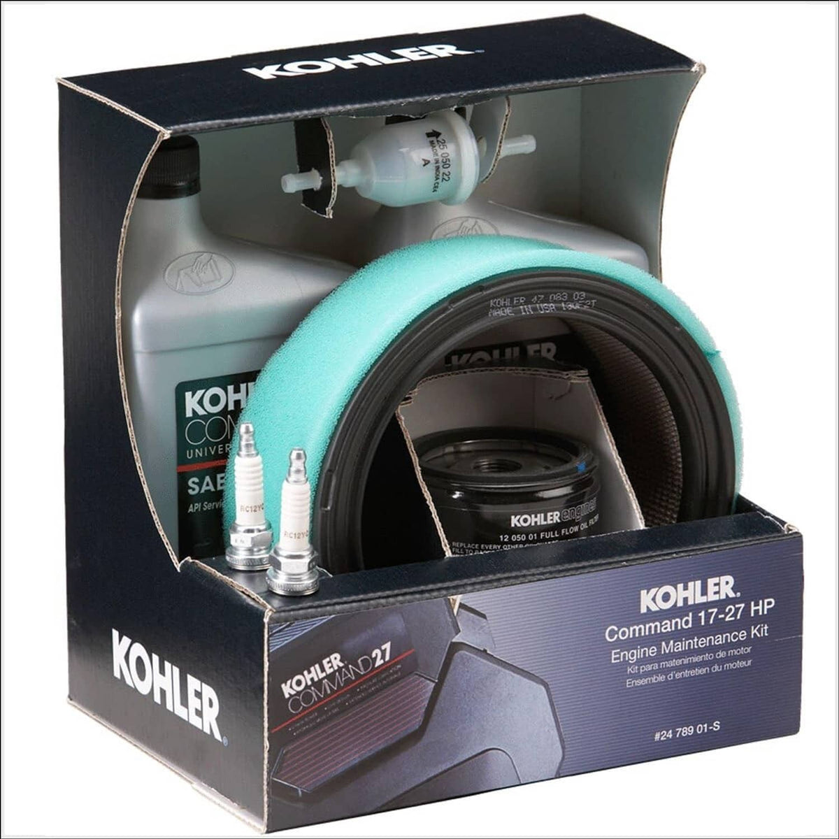 Solid Spare Kohler 24 789 01-S Engine Maintenance Kit For Command CV18-22