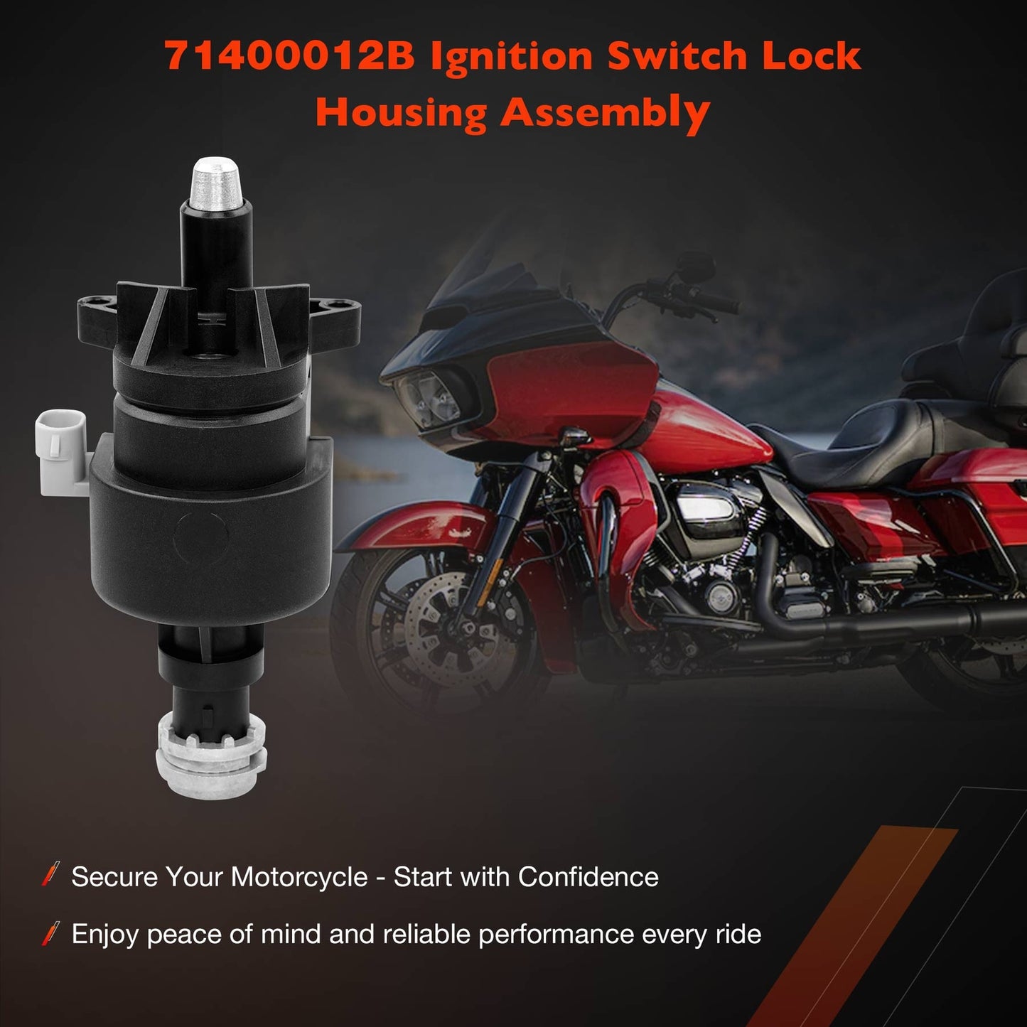 Ignition Switch Housing Assy For 2014-2023 Harley Electra Road Street Tri Glide