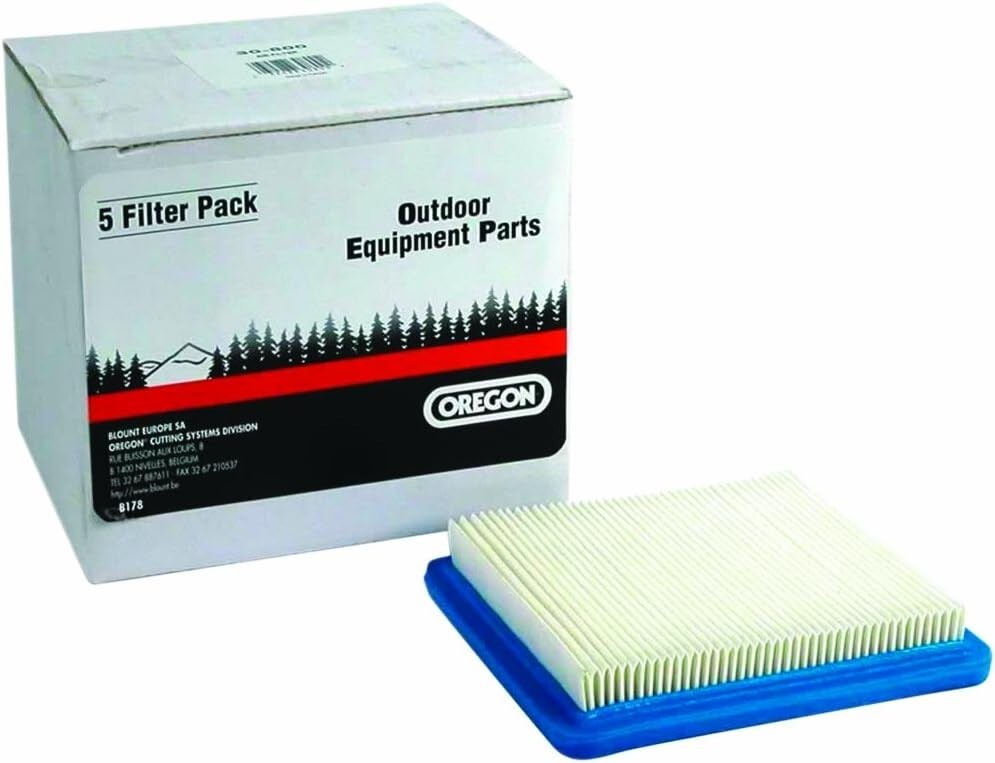 Solid Spare 5 PACK Oregon 30-800 Air Filter Replacement for Briggs & Stratton 491588S