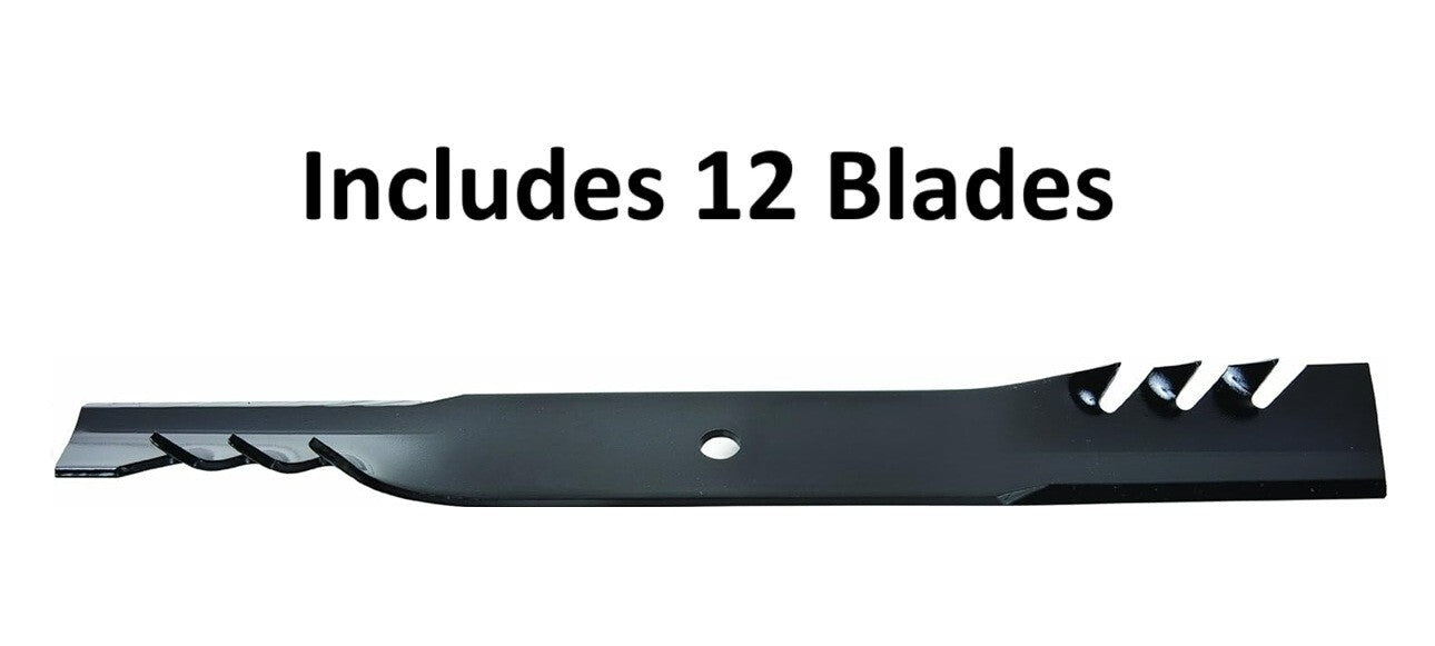 Solid Spare (12) Oregon 96-347 Gator Mulcher 3-In-1 Hi Lift Replacement Lawn Mower Blades