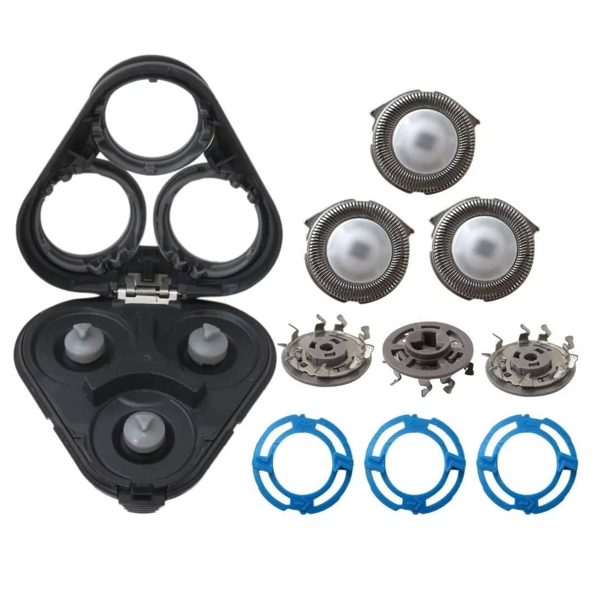 Solid Spare Replacement Complete Head Assembly For Philips Norelco Series 5000 Shavers