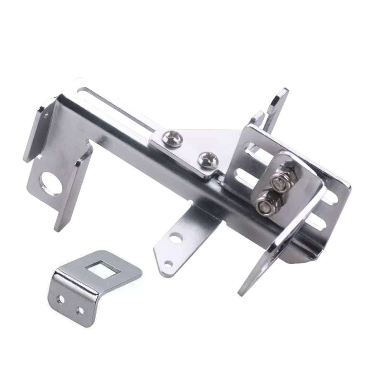 Solid Spare Throttle Cable Kickdown Bracket Kick Down for SBC BBC Holley Chrome